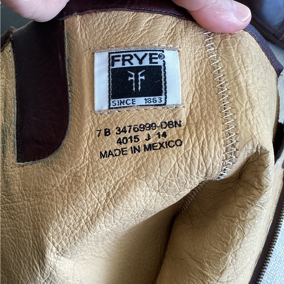 Frye Brown Equestrian Leather Boots 7 - Picture 7 of 16